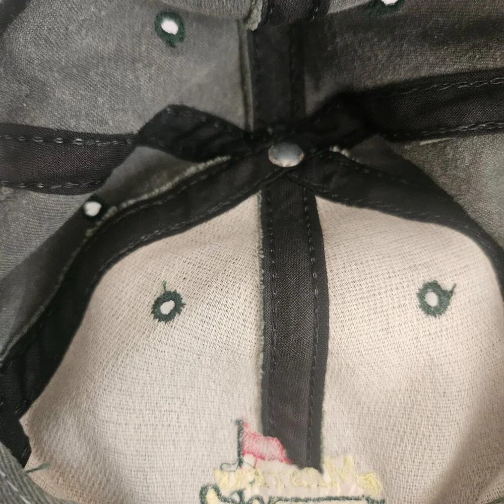 Vintage The Masters Golf Hat Cap Strapback Green American Needle Made in USA